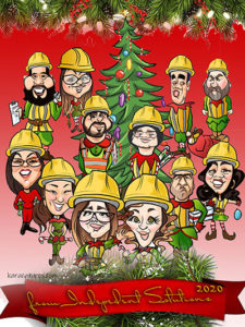 Company Xmas card